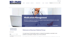 Desktop Screenshot of bowmanmedicalgroup.com